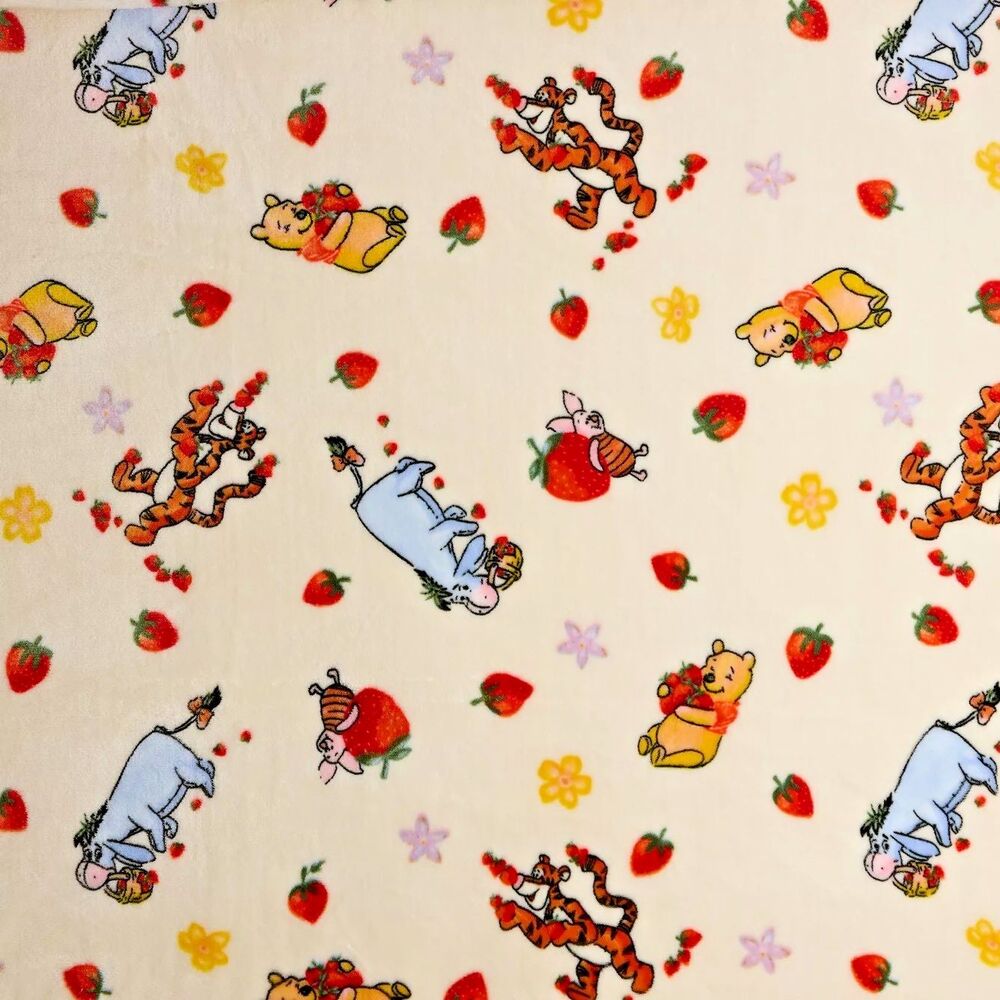 The Big One Plush Throw Winnie the Pooh New